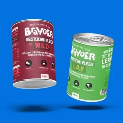 Bravoer Blikkie met Lam (6 x 400gr)