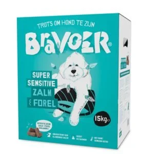 Bravoer  Super Sensitive Zalm & Forel (Geperst)