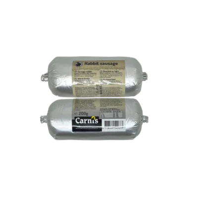 Carnis gestoomde worst Konijn (48 x 200gr)