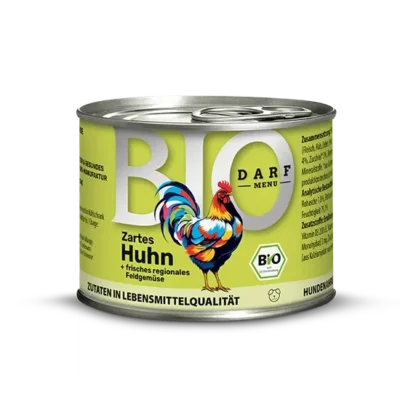 Darf BIO Menu Malse Kip 200gr