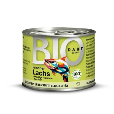Darf BIO Menu Verse Zalm 190gr