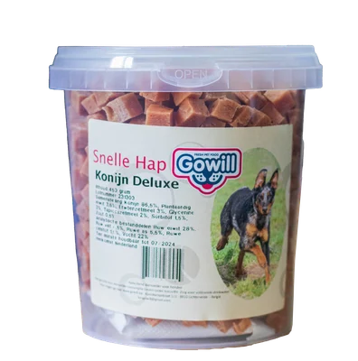 Gowill Snelle Hap Deluxe Konijn 450gr