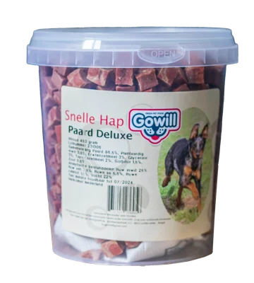 Gowill Snelle Hap Deluxe Paard 450gr