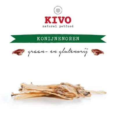 Kivo Konijnenoren 100gr