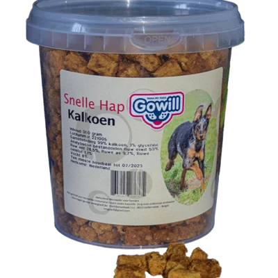 Gowill Snelle Hap Kalkoen 400gr