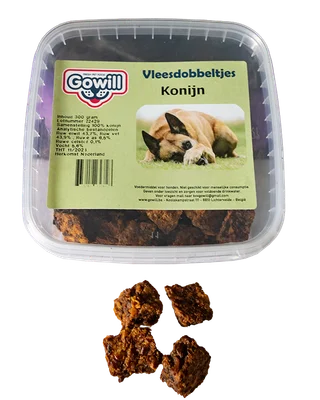 Gowill Dobbeltjes Konijn 300gr