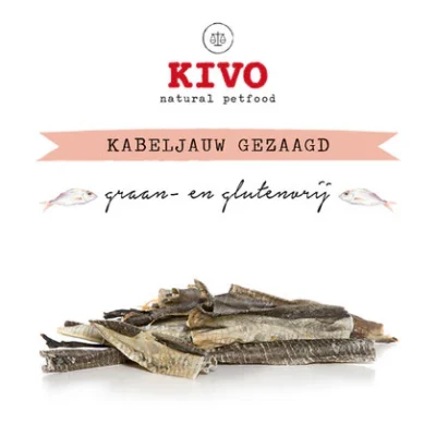 Kivo Kabeljauw gezaagd 100gr