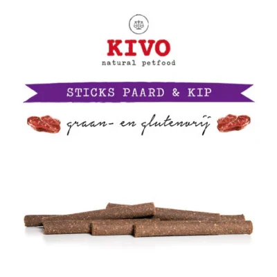 Kivo Sticks Paard en Kip 10 stuks