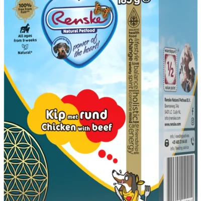 Renske Tetra Kip met Rund  24 x 185gr